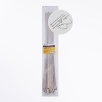 Хомут стальной Stekker SSCTE79-500 7.9х500мм d пучка max 150мм нагрузка 120кг серый 25 шт/уп