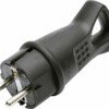 Вилка угловая с/з Stekker RPG16-30-442 каучук 250В,16A IP44 черный
