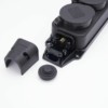 Розетка переносная 4-местная c/з Stekker RST16-24-44 250В 16А IP44 черный