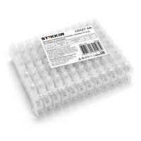 Колодка клеммная винтовая Stekker линейка 12 штук полиэтилен LD227-6A