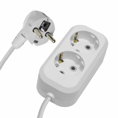 Удлинитель сетевой Stekker 2-м с/з Stekker HM01-21-02 2м 3×0,75 Home (У10-001) белый