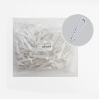 Дюбель-хомут ДХКК 11×18мм Stekker DCL00-11-18 полипропилен белый 100 шт/уп