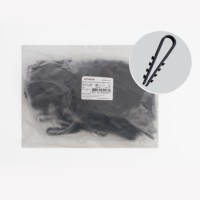 Дюбель-хомут ДХКК 5×10мм Stekker DCL00-05-10 полипропилен чёрный 100 шт/уп