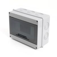 Бокс настенный Stekker EBX50-1/08-65 8 модулей пластик IP65