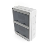 Бокс настенный Stekker EBX50-1/24-65 24 модуля пластик IP65