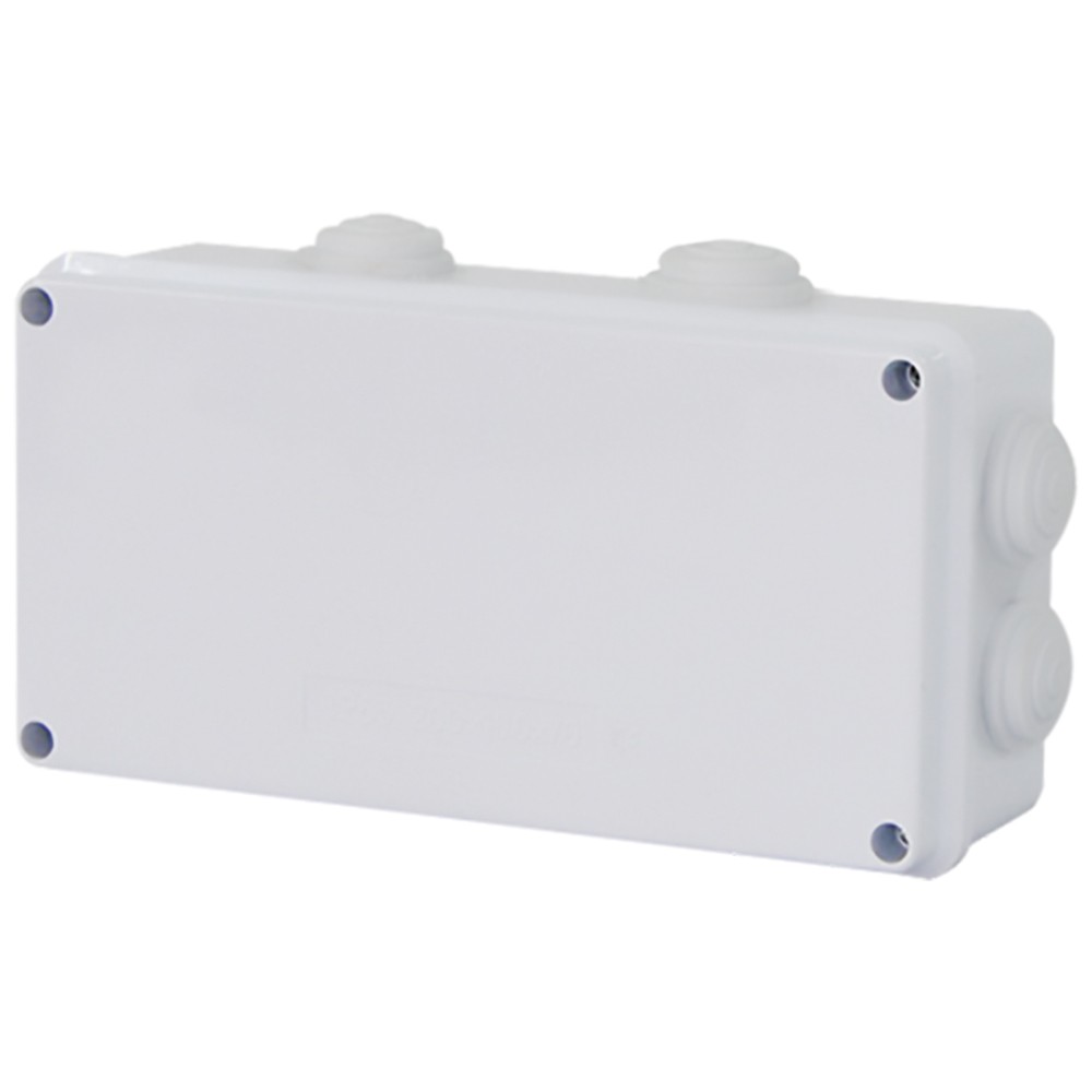 Коробка КМЭР 200x100x70мм 8 мембранных вводов IP65 светло-серая Stekker EBX30-04-65
