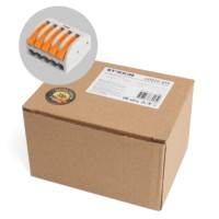 Клемма СМК 5-проводная зажимная с рычагом Stekker LD222-615