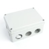 Коробка КМЭР 190x140x70мм 10 вводов IP55 светло-серая GE41244 Stekker EBX20-310-55