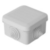 Коробка КМЭР 70x70x40мм 4 ввода IP55 светло-серая GE41236 Stekker EBX10-34-55