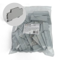 Торцевая заглушка для ЗНИ LD554 4мм² (JXB 4) серый Stekker LD562-1-40