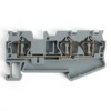 Зажим самозажимной 3-проводной проходной ЗНИ 4,0 (JXB ST 4) серый Stekker