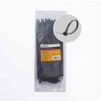 Хомут нейлоновый Stekker NYCT47-250 4,7х250мм d пучка max 65мм нагрузка 22кг черный 100 шт/уп