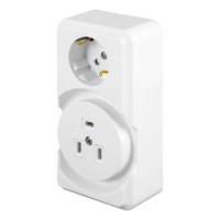 Розетка ОП для плит Stekker PST32-53-20 с/з 250В 32А белый