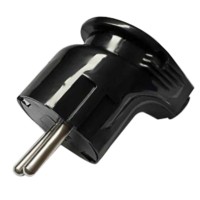 Вилка угловая с/з Stekker PPG16-46-202 пластик 250В 16A IP20 черный