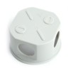Коробка КМЭР 75x75x40мм 4 ввода IP44 светло-серая GE41237 Stekker EBX20-34-44