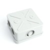 Коробка КМЭР уравнивания потенциалов 100x100x50мм 6 вводов IP55 светло-серая GE41361 Stekker EBX20-36-55