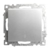 Переключатель 1-кл. механизм Stekker GLS10-7105-03 250V 10А Катрин серебро