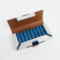 Зажим наборный изолированный (винтовой) ЗНИ 6,0 (JXB 6) синий Stekker LD551-2-60