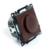 Диммер СЭПп механизм TRIAC Stekker GLS10-7106-04 250V 500W Катрин шоколад
