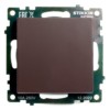 Переключатель 1-кл. механизм Stekker GLS10-7105-04 250V 10А Катрин шоколад