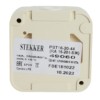 Розетка 1-местная б/з с крышкой Stekker PST16-20-44 (RA 16-201-БЖ) пластик АВС 250В 16А IP44 слоновая кость