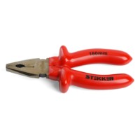 Плоскогубцы комбинированные диэлектрические Stekker 160мм Cr-V PLE1-160-S