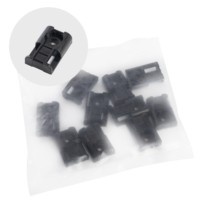 Площадка под стяжку для прямого монтажа Stekker PMCL3120B 31×20мм под хомуты черный 100 шт/уп