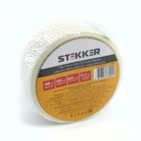 Лента уплотнительная “серпянка” Stekker 60 г/м2×45мм 45 м белая INTP11-6048-45