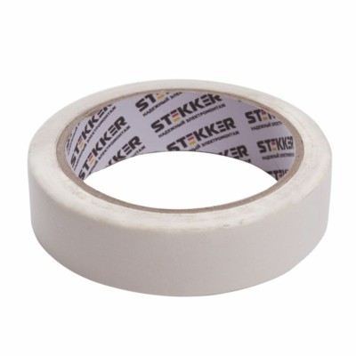 Малярная лента Stekker INTP7-24-25 24мм 25 м на бумажной основе белый