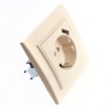 Розетка 1-местная с/з Stekker PST16-9011-02 250В 16А с защитной шторкой и с USB Эрна слоновая кость