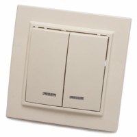 Выключатель 2кл. с инд. Stekker PSW10-9002-02 250В 10А Эрна сл.кость