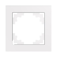 Рамка 1-местная Stekker GFR00-7001-01 Катрин белый