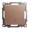 Выключатель 1кл. с инд. механизм Stekker GLS10-7101-02 250В 10А Катрин шампань