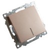 Выключатель 1кл. с инд. механизм Stekker GLS10-7101-02 250В 10А Катрин шампань