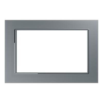 Рамка 2-местная (без перемычки) Stekker GFR00-7012-03 Катрин серебро