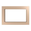 Рамка 2-местная (без перемычки) Stekker GFR00-7012-02 Катрин шампань