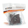 Розетка USB 2-местная механизм Stekker GLS10-7115-04 250B 2,1А Катрин шоколад
