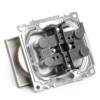 Розетка 2-местная б/з механизм Stekker GLS10-7113-04 250V 10А с защитной шторкой Катрин шоколад