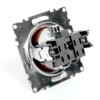 Розетка 1-местная с/з механизм Stekker GLS16-7110-04 250В 16А с защитной шторкой Катрин шоколад