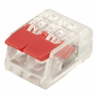 Клемма СМК 2-проводная зажимная с рычагом Stekker LD221-412 5шт/уп