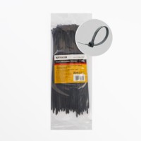 Хомут нейлоновый Stekker NYCT36-200 3,6×200мм d пучка max 50мм нагрузка 18 кг белый 100 шт/уп