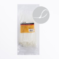 Хомут нейлоновый Stekker NYCT47-200 4,7х20мм d пучка max 50мм нагрузка 22кг белый 100 шт/уп