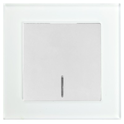 Выключатель 1кл. с инд. Stekker GLS10-7001-01 250В 10А Катрин белый