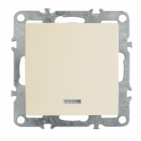 Выключатель 1кл. с инд. механизм Stekker PSW10-9101-02 250В 10А Эрна сл.кость