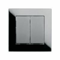 Выключатель 2кл. Stekker GLS10-7004-05 250В 10А Катрин черный