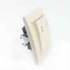 Переключатель 2-кл. Stekker PSW10-9008-02 250В 10А Эрна слоновая кость