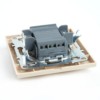 Переключатель 2-кл. Stekker PSW10-9008-02 250В 10А Эрна слоновая кость