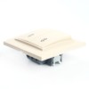 Переключатель 2-кл. Stekker PSW10-9008-02 250В 10А Эрна слоновая кость