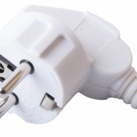 Вилка угловая с/з Stekker PPG16-41-202 пластик 250В 16A IP20 белый