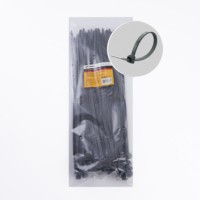 Хомут нейлоновый Stekker NYCT76-400 7,6х400мм d пучка max 105мм нагрузка 55кг черный 100 шт/уп